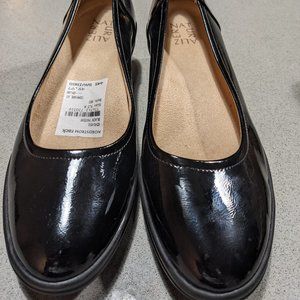 Naturalizer Platform Shoes - Black Patent Leather